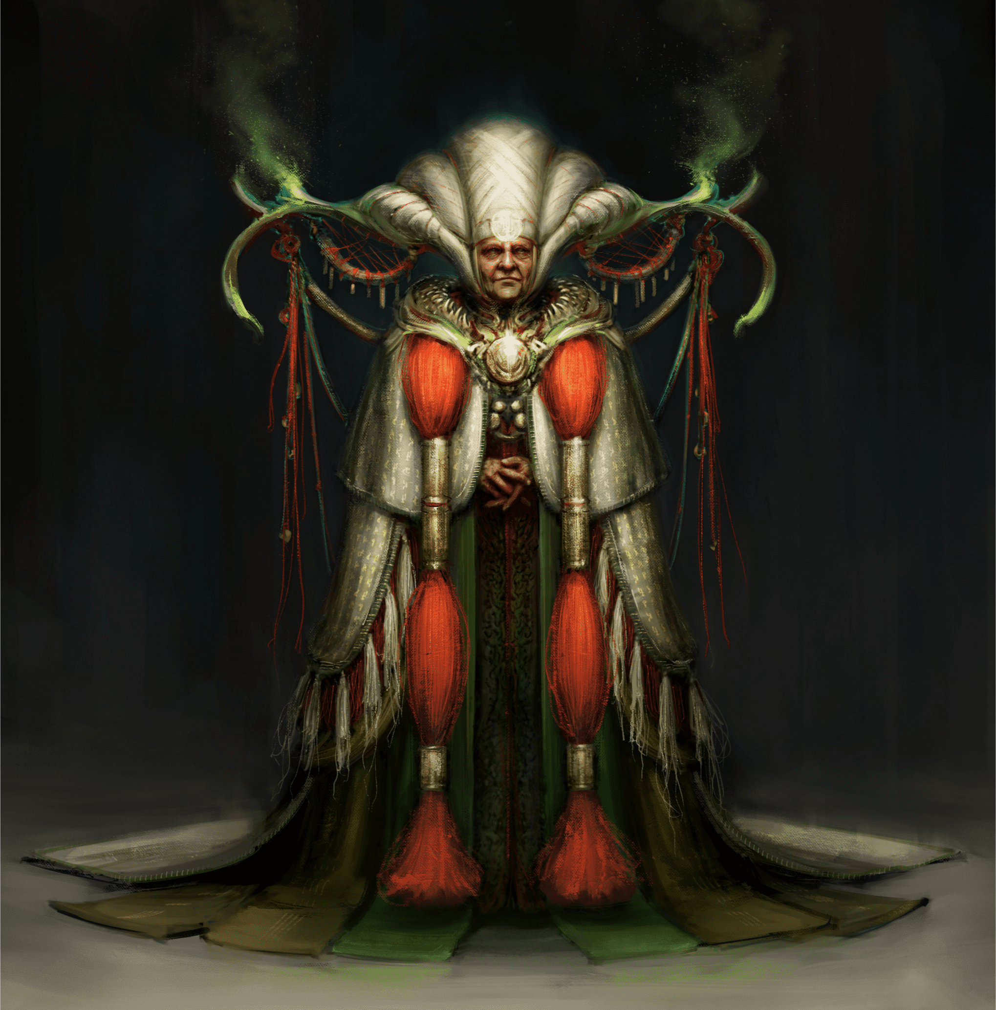 Concept art of a high priest