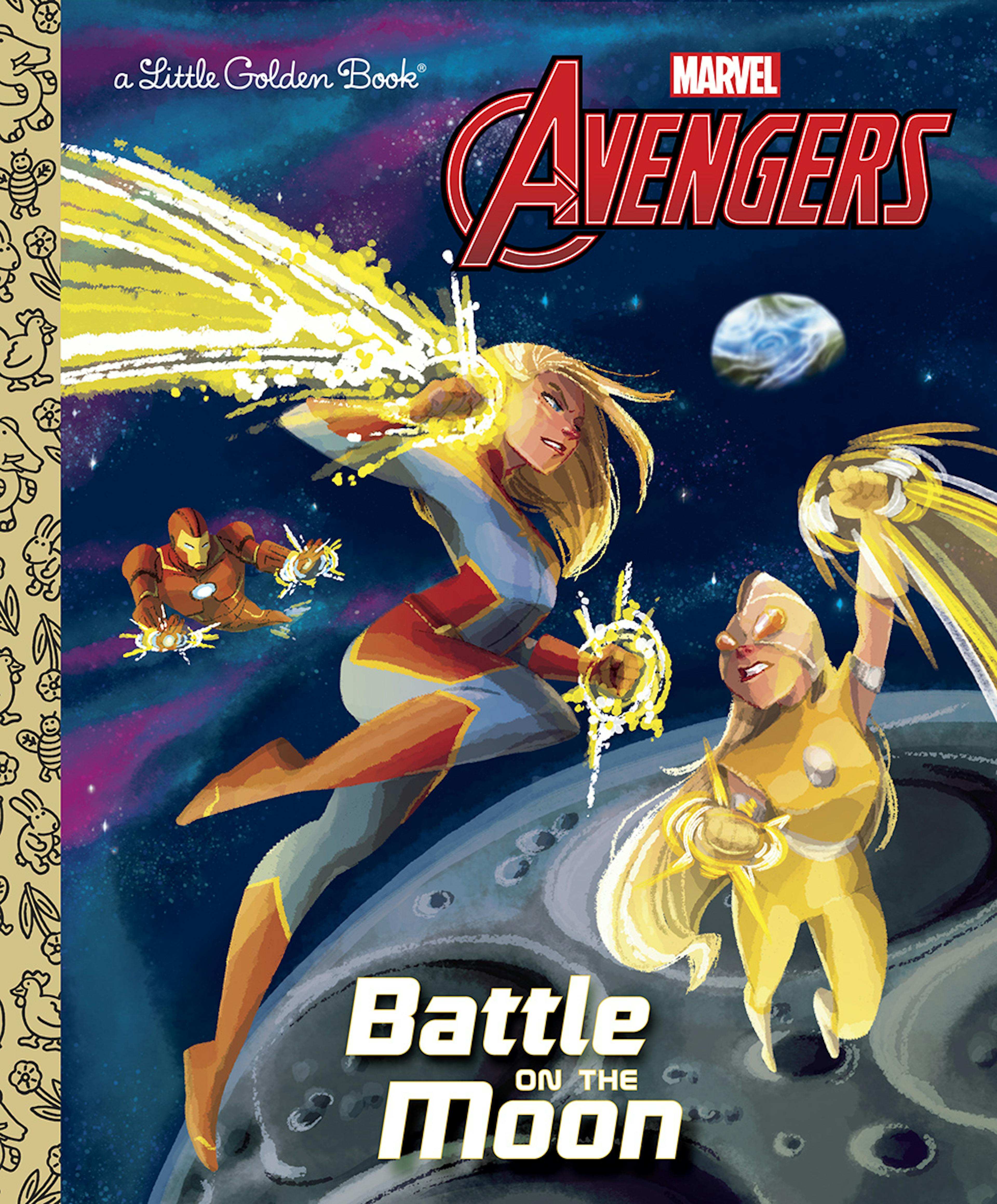 An Avengers book cover