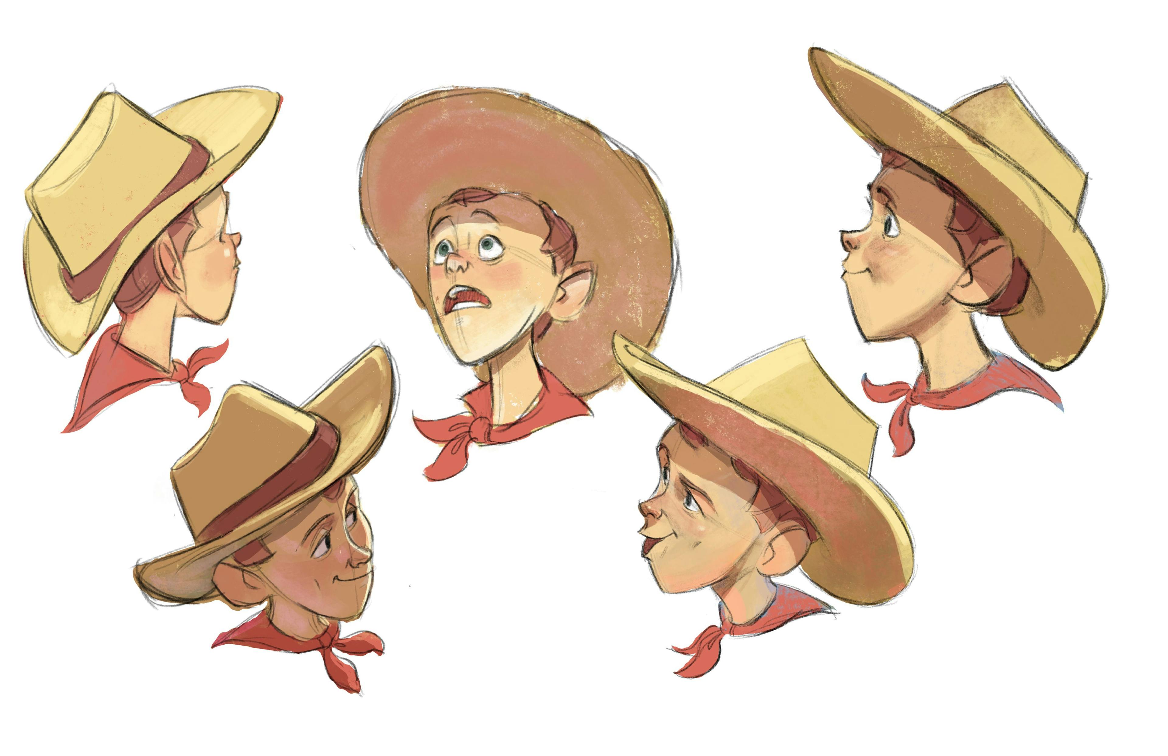 Character study of an old west boy