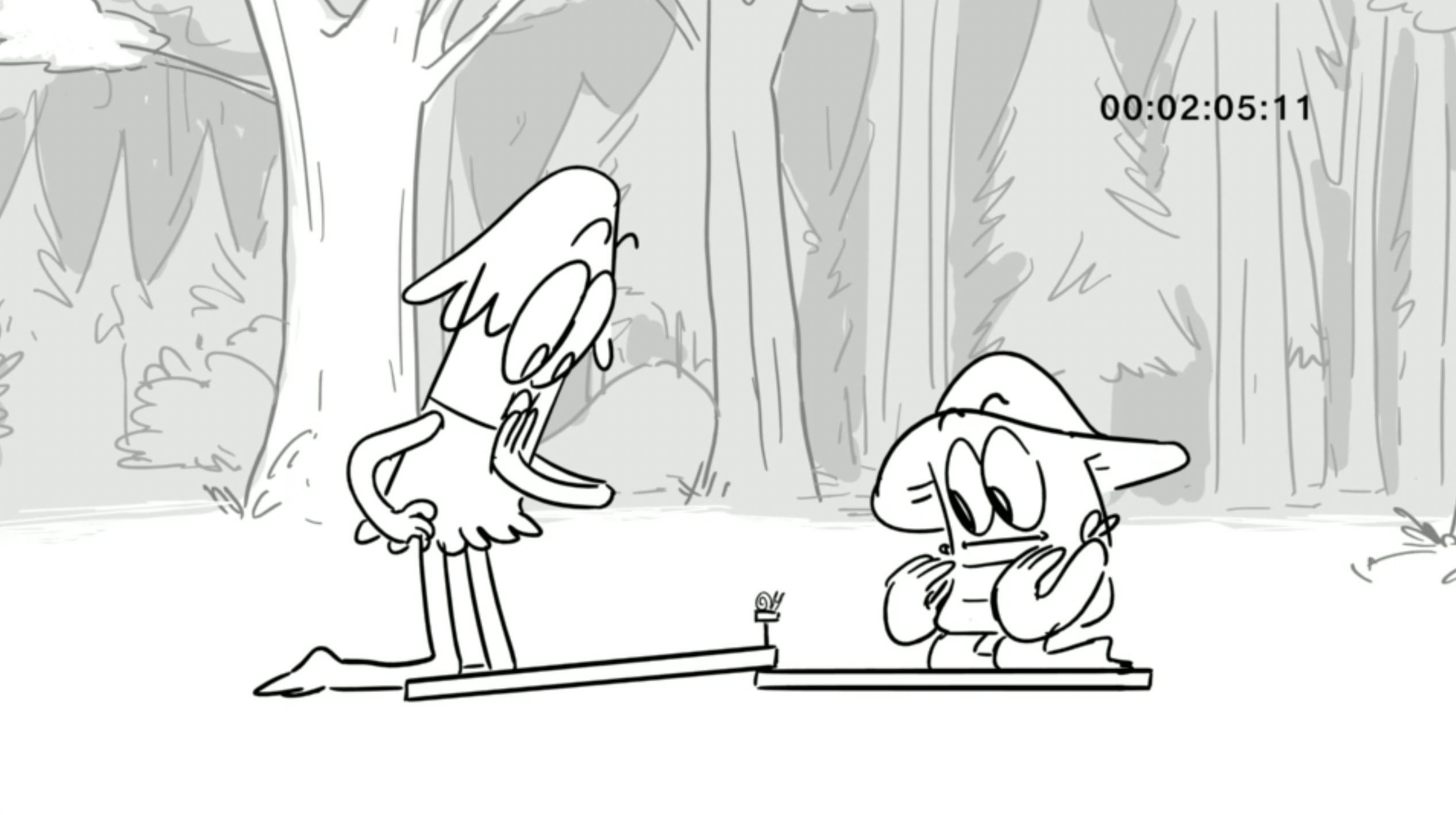 Spongebob storyboard