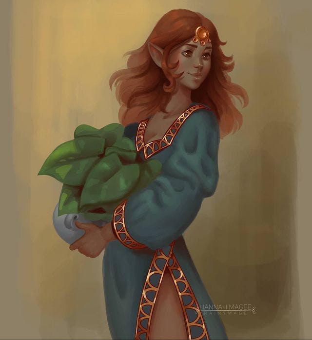 An elf woman