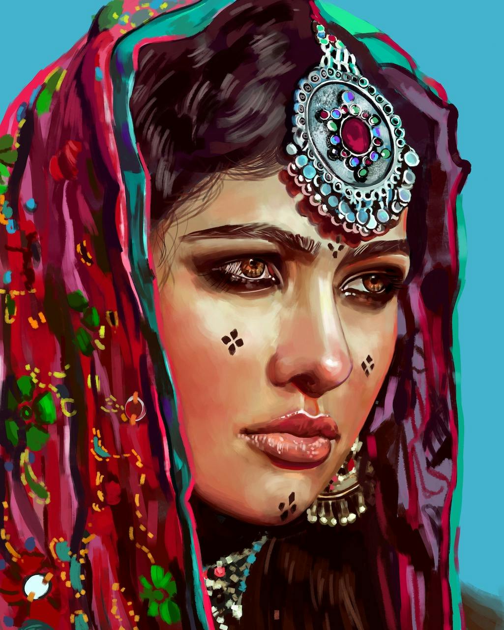 Portrait of an Asian woman