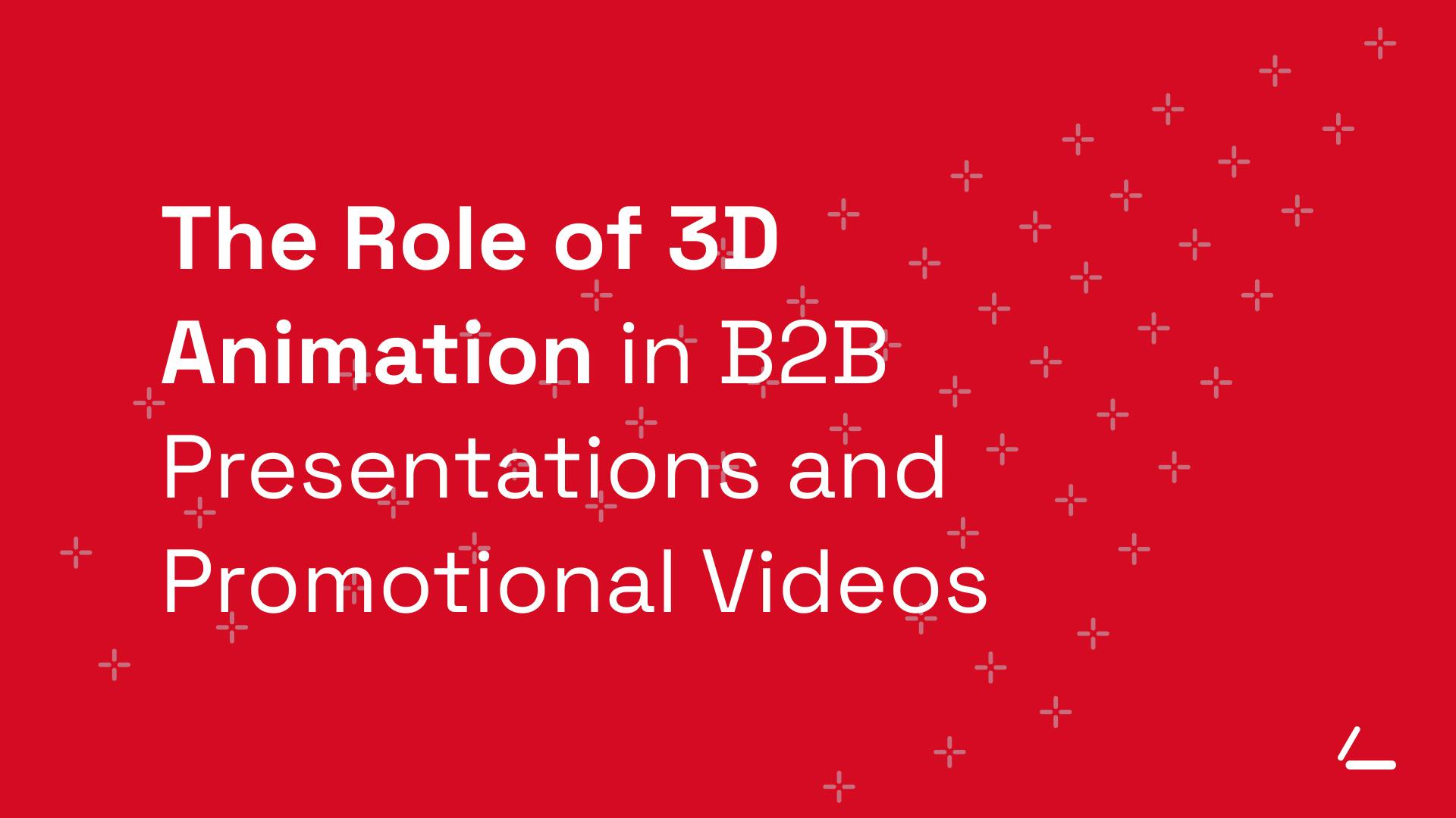 SEO Article Header - Red background with text about the role of 3D animation