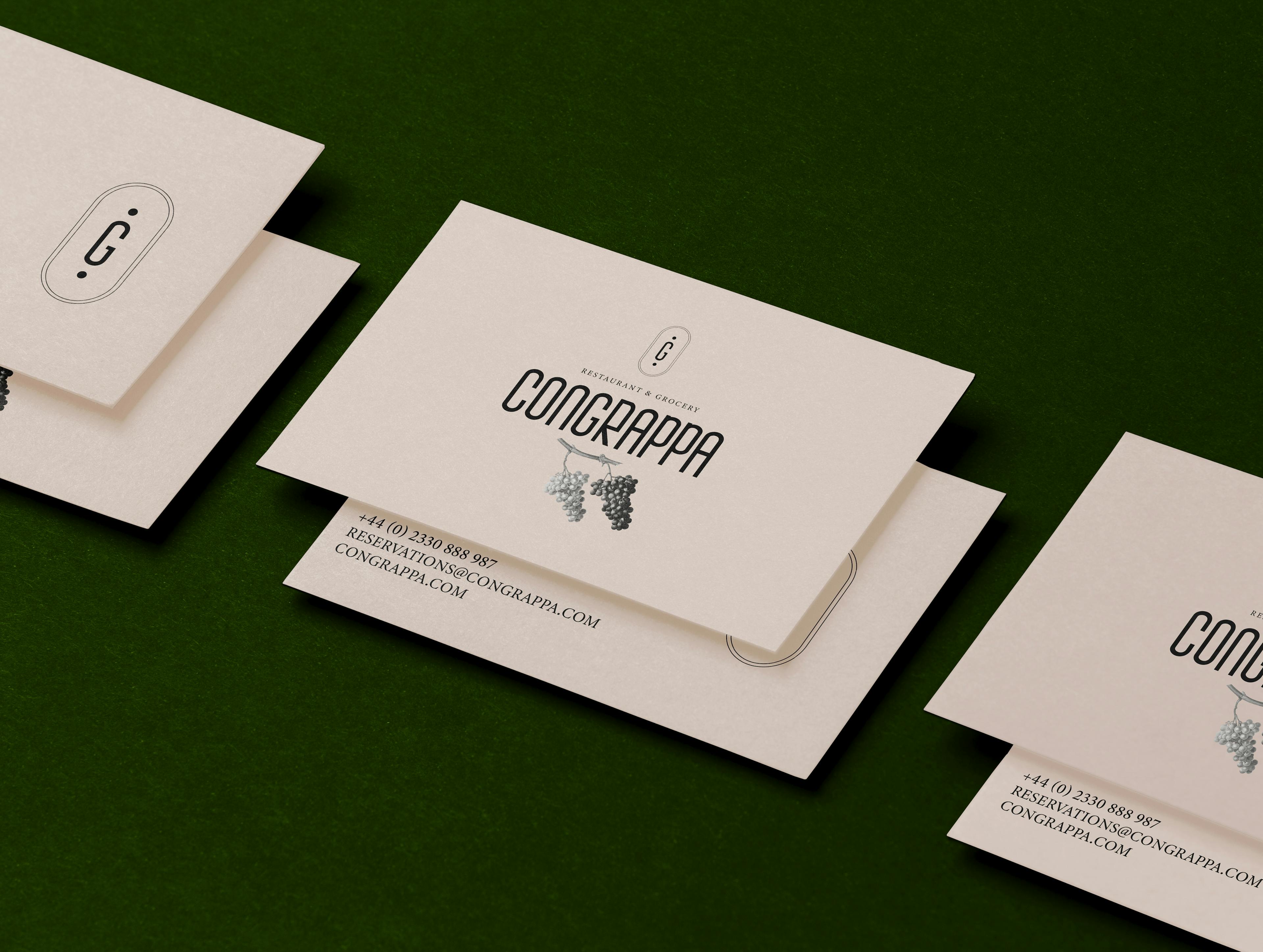 Business card for Congrappa