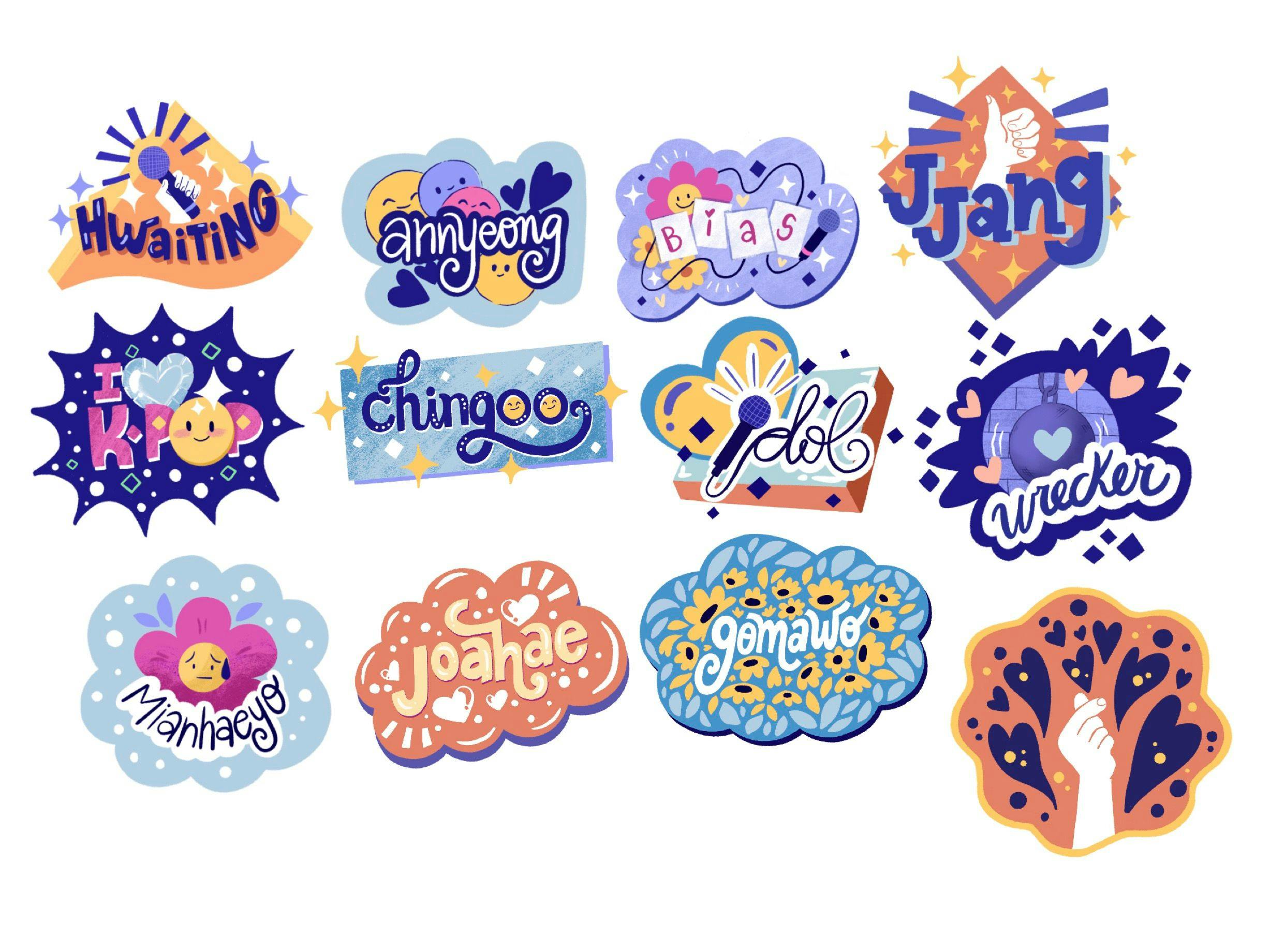 K-pop stickers