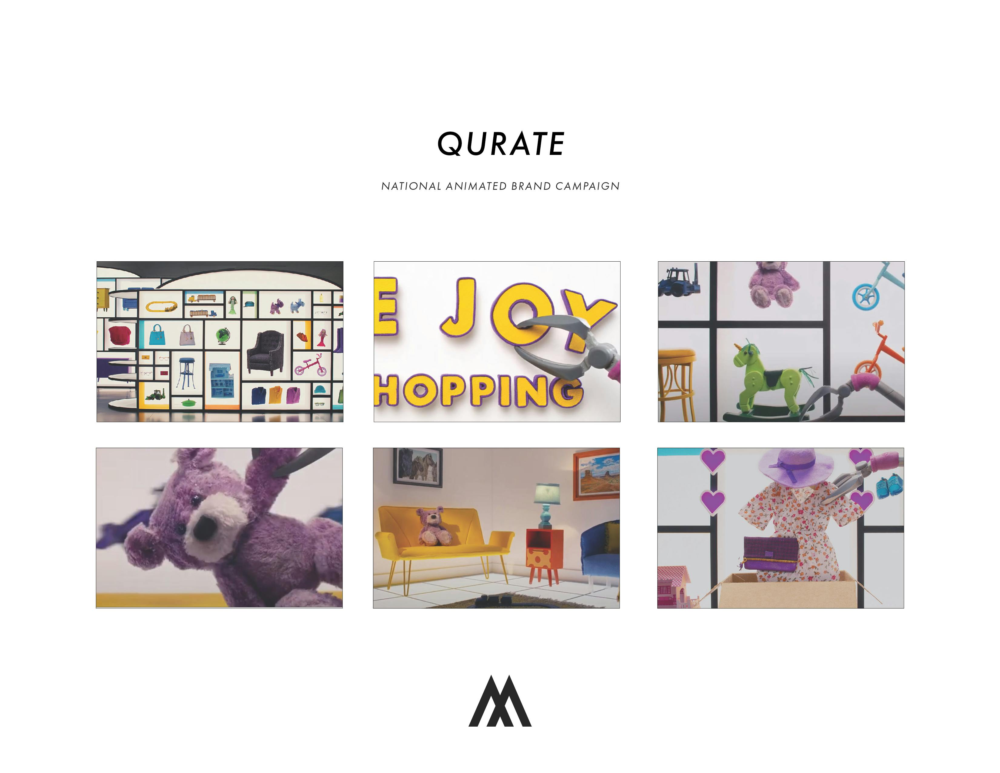 Examples of brand campaign for Qurate