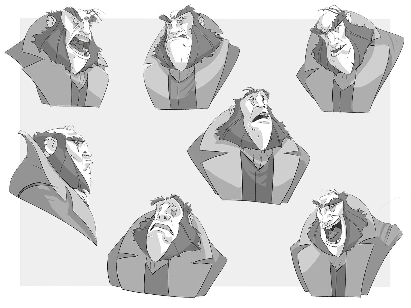 Character studies of a villainous man