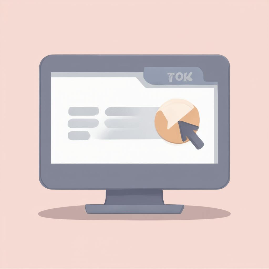 Minimalist illustration of a computer screen displaying a pie chart with a cursor pointer, representing analytics and targeting strategies in social media PPC advertising.