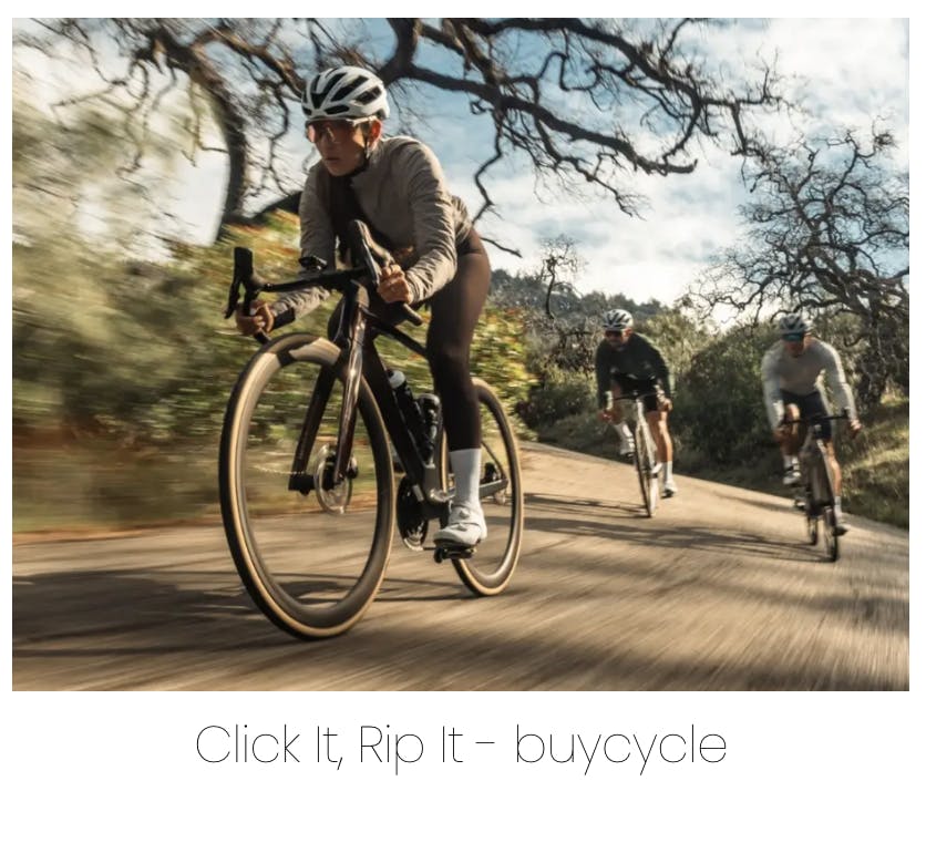 Image of cyclists on a dirt path