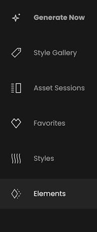 Nav menu + Elements option