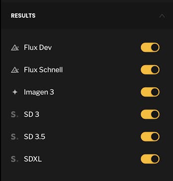 Select workflows