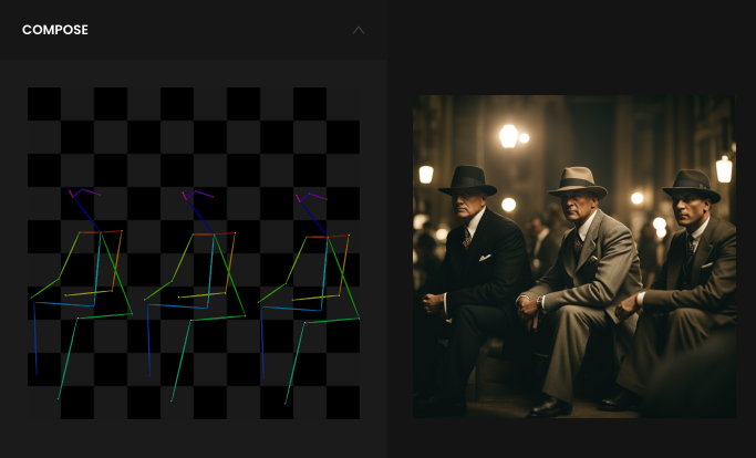 Compose side by side