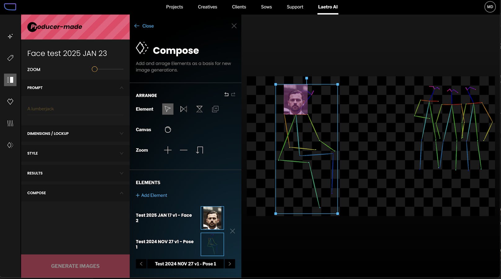 Composing with Face