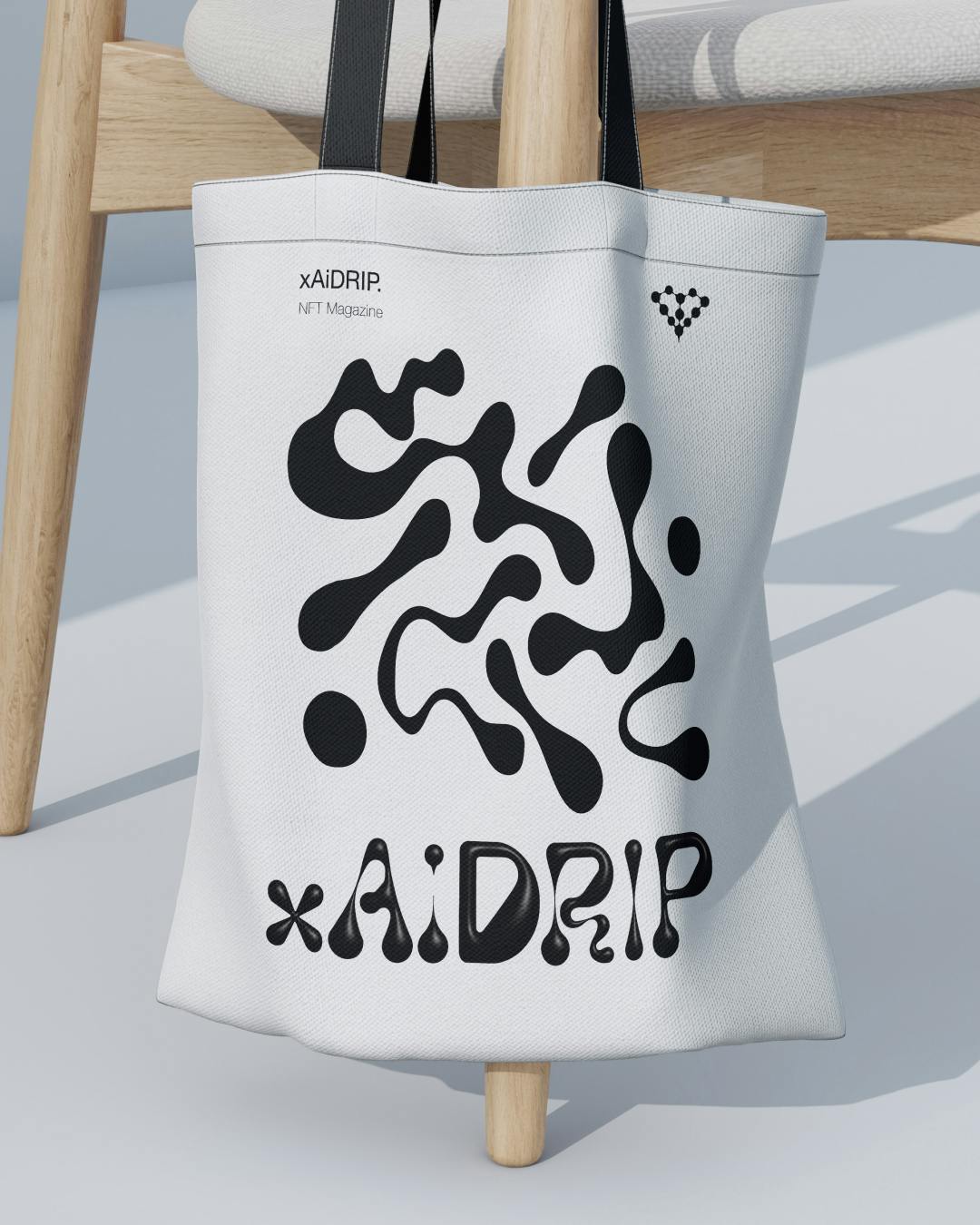 xAiDrip logo on a bag