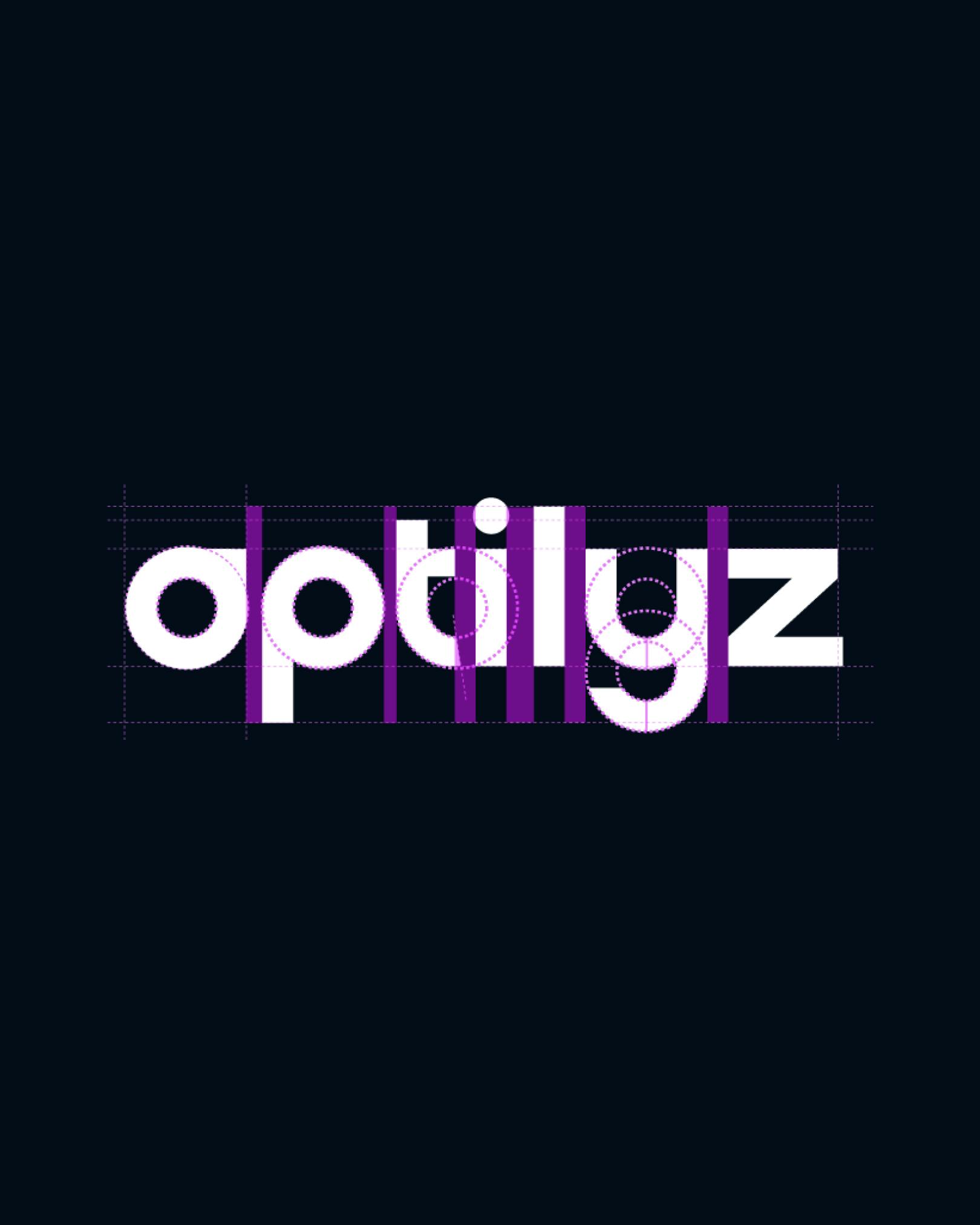 Optilyz word mark schematic