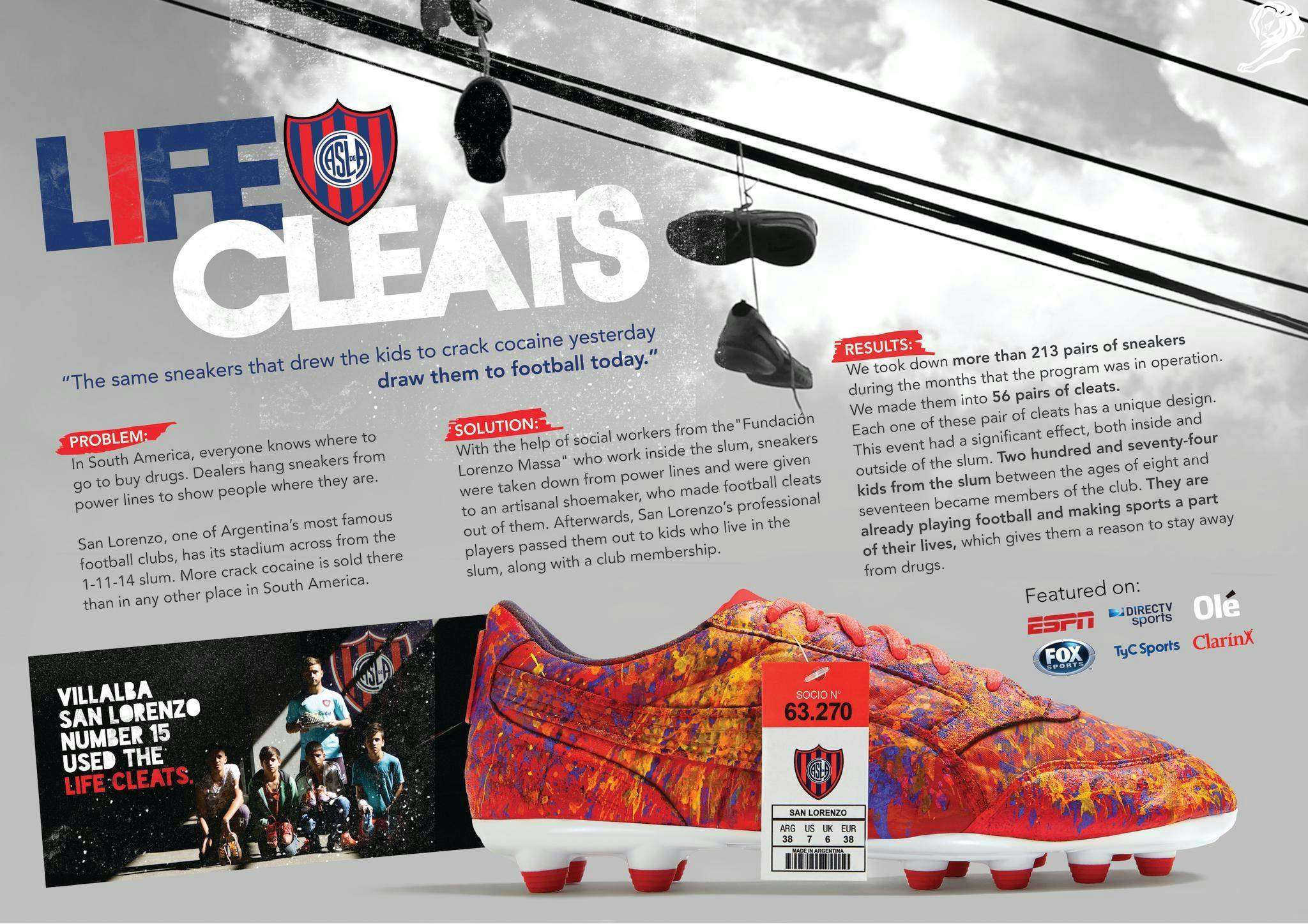 Life Cleats ad