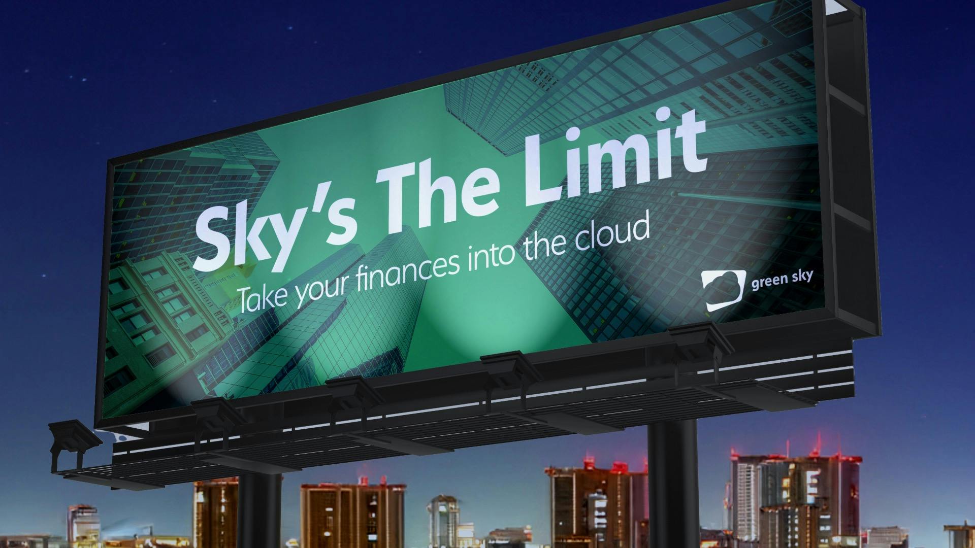 Green Sky billboard