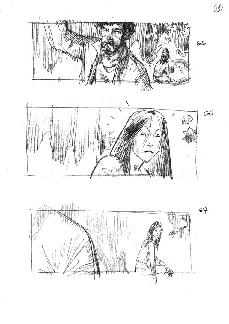 Storyboard sketches