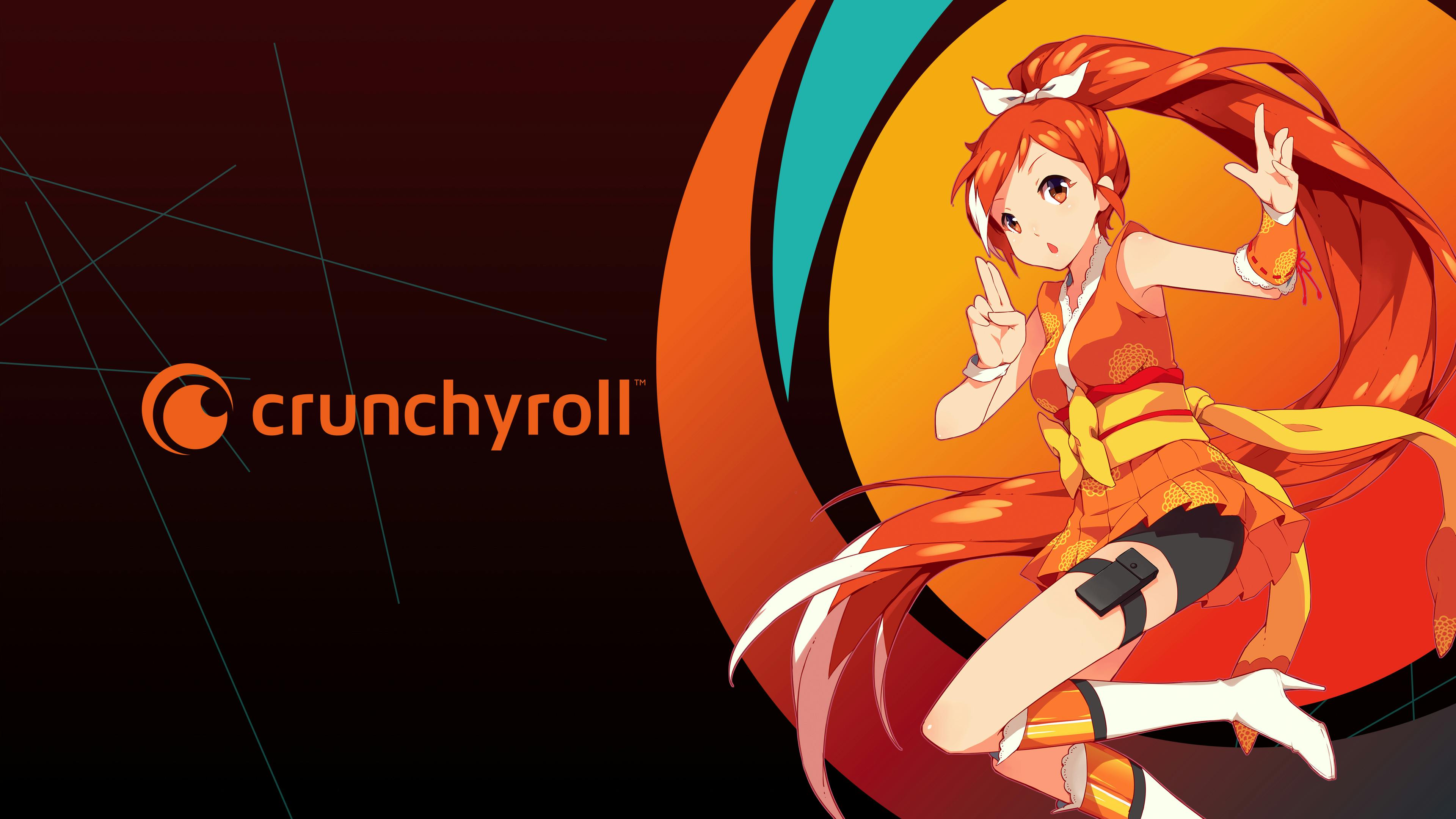 Crunchyroll ad with anime woman