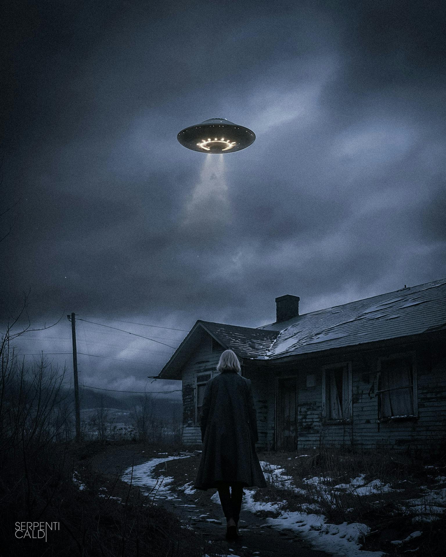 Concept art of a UFO