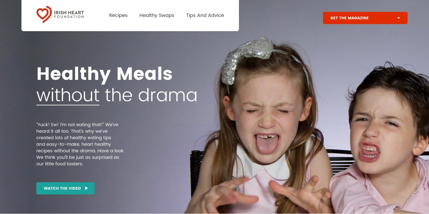 Ad for Irish Heart Foundation