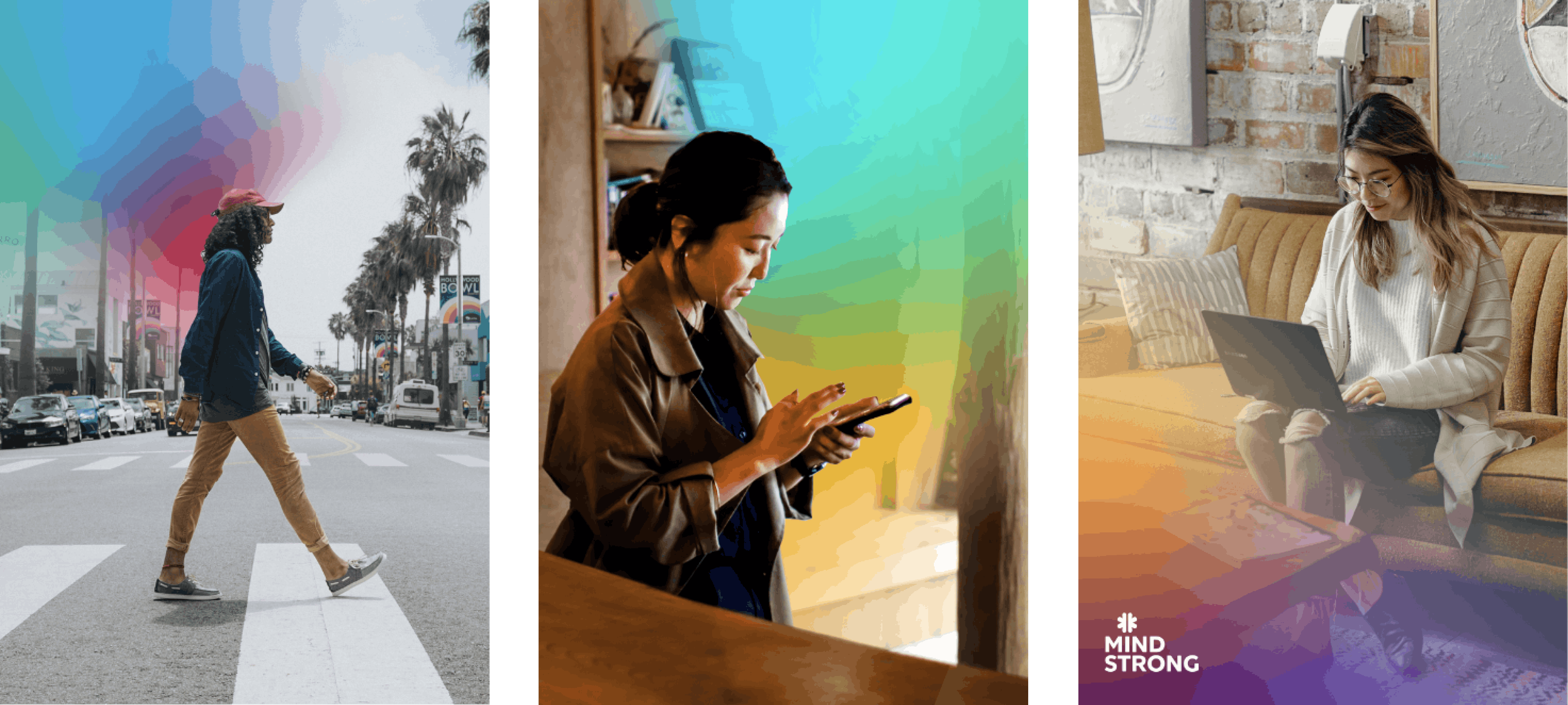 Collage-style cluster of diverse photos showcasing people, places, and moments, arranged in an artistic and dynamic visual composition.