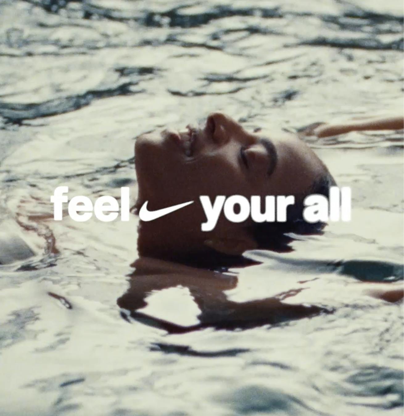 Nike ad for feel your all