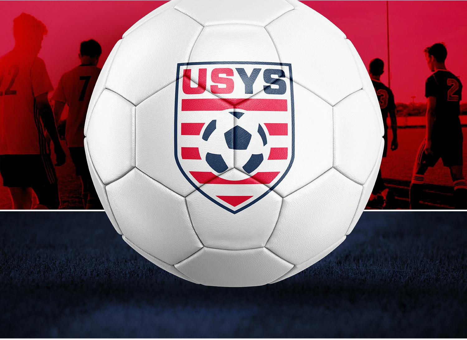 USYS logo on a soccer ball