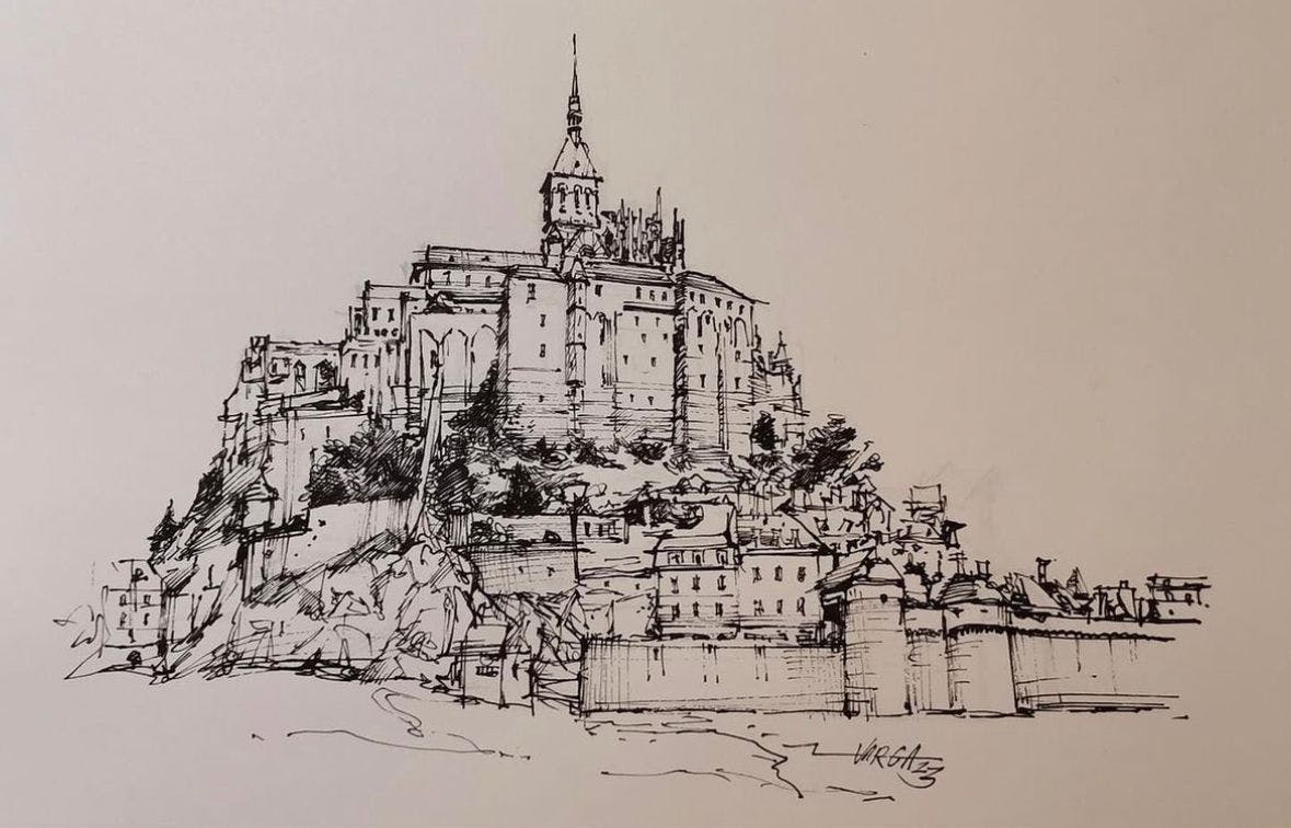 Sketch of a castle