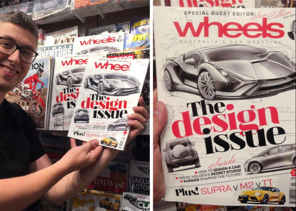 Flyers for Wheel magazine design issue