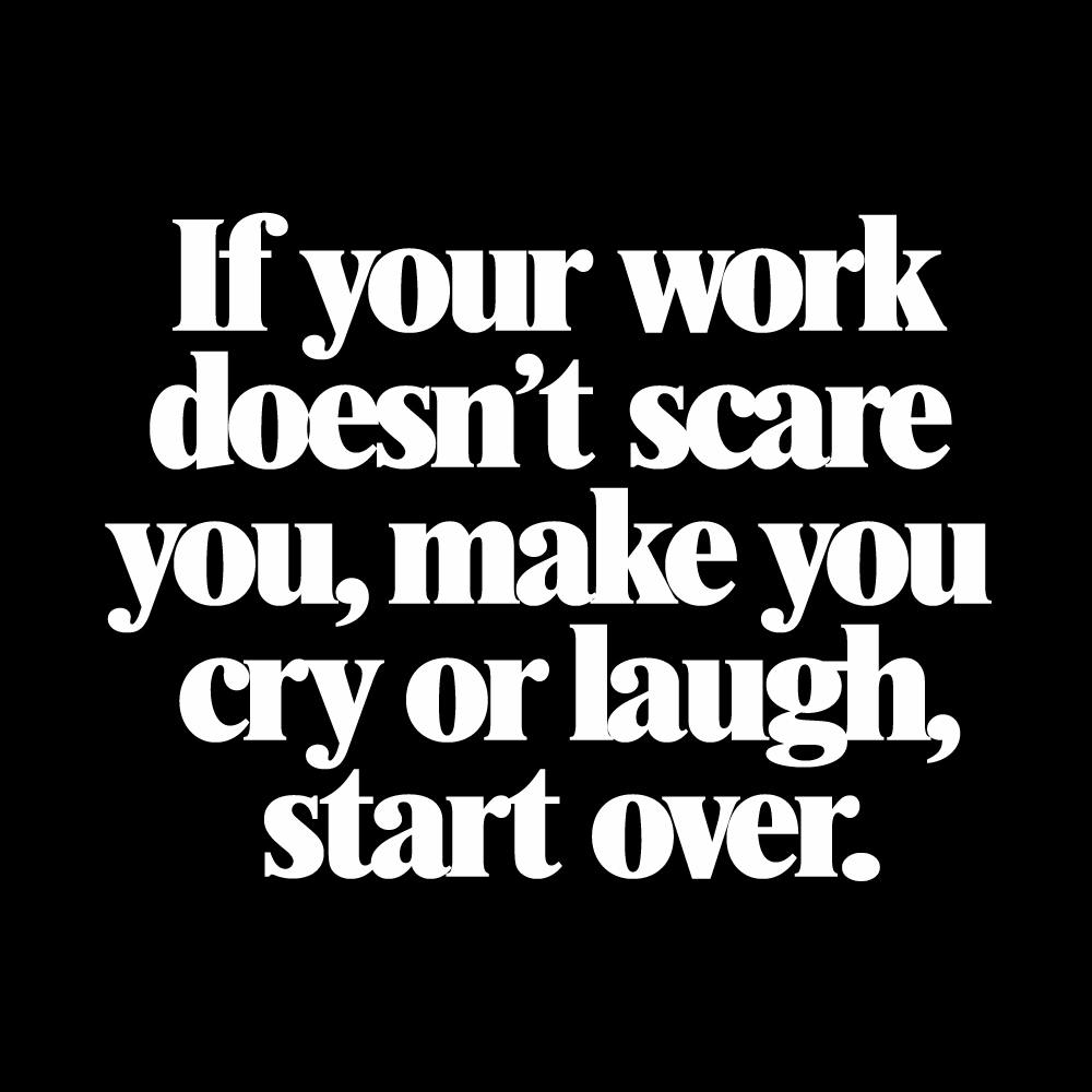 A black and white sign