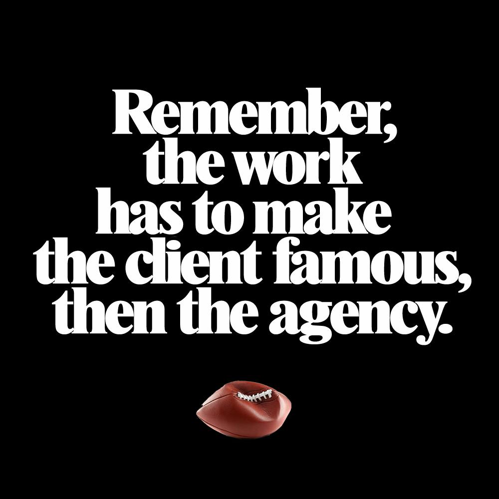 A black and white sign