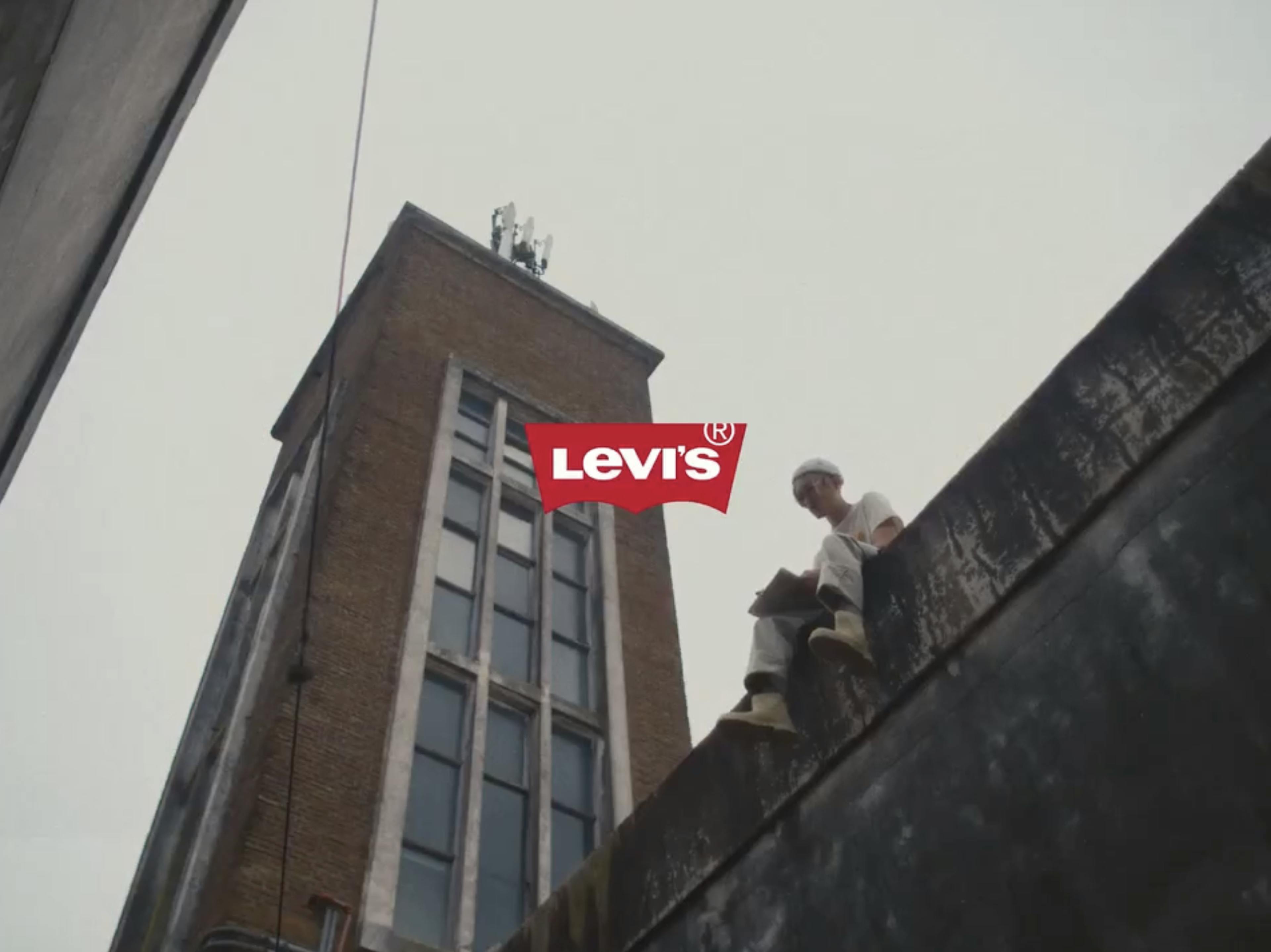 Levi's ad with buildings