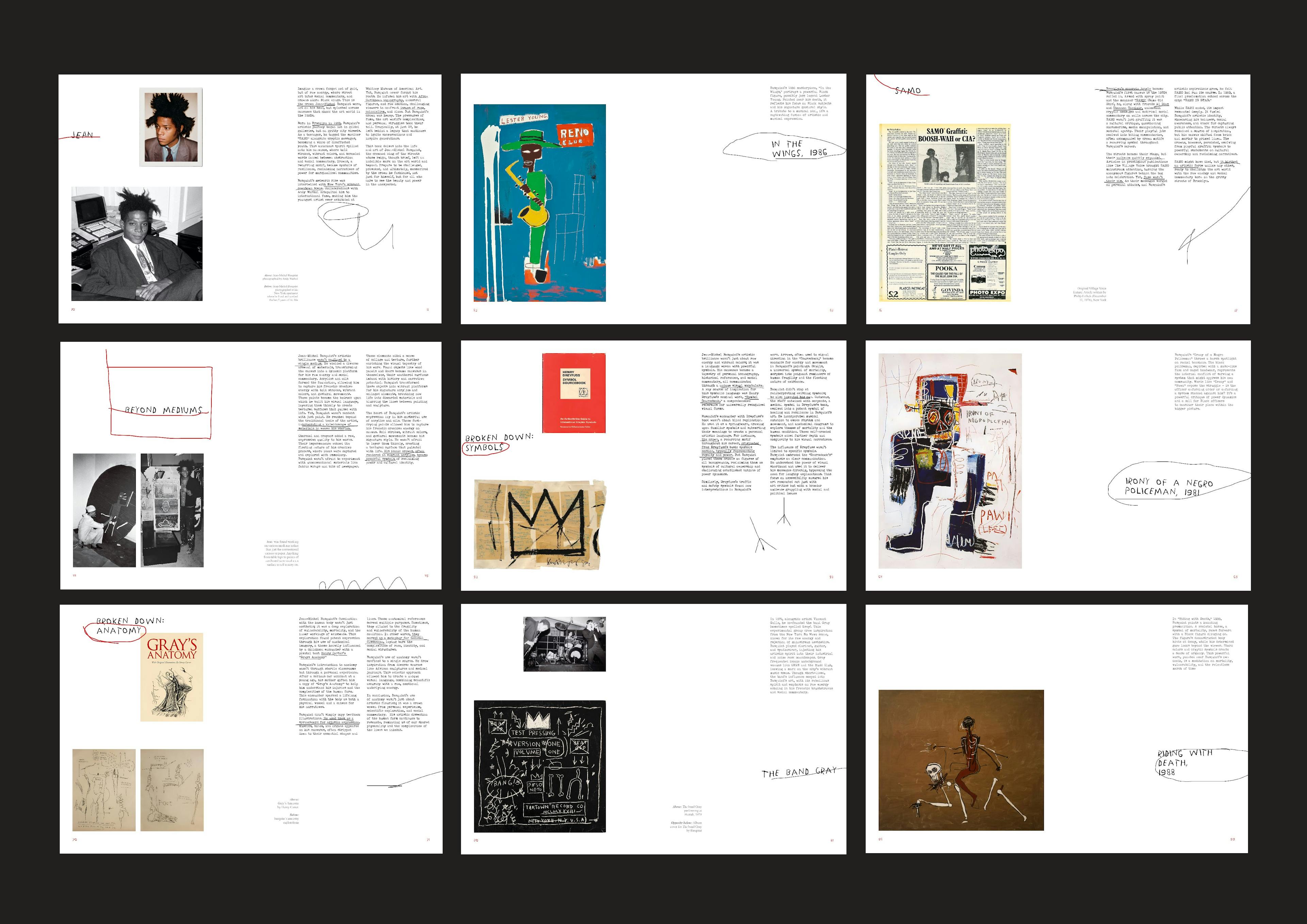 Magazine interior layouts