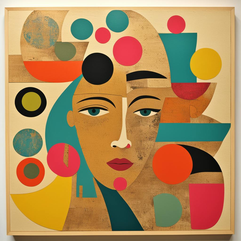 An abstract portrait featuring a woman's face composed of various geometric shapes and vibrant colors, symbolizing the diverse dynamics of the "competition and markets authority."