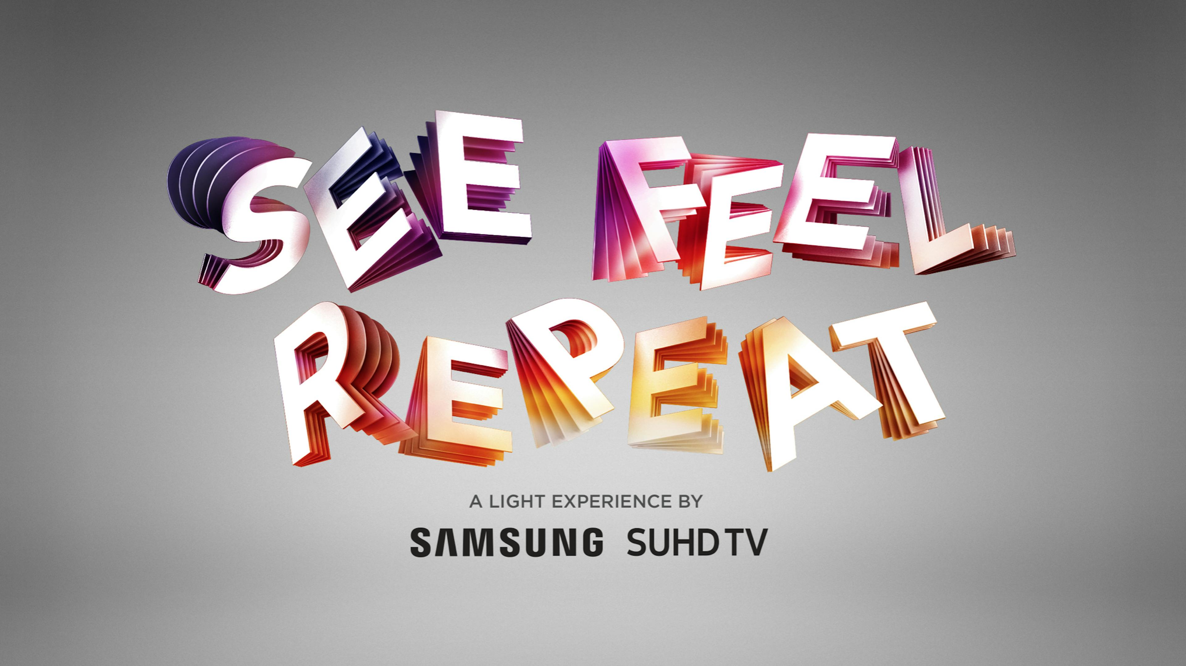 See Feel Repeat ad for Samsung