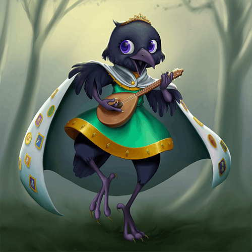 A singing bird
