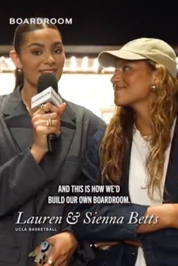 Two women interviewing