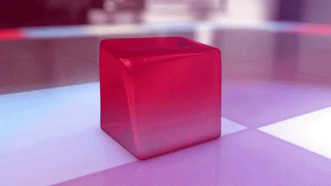 A dancing jelly cube