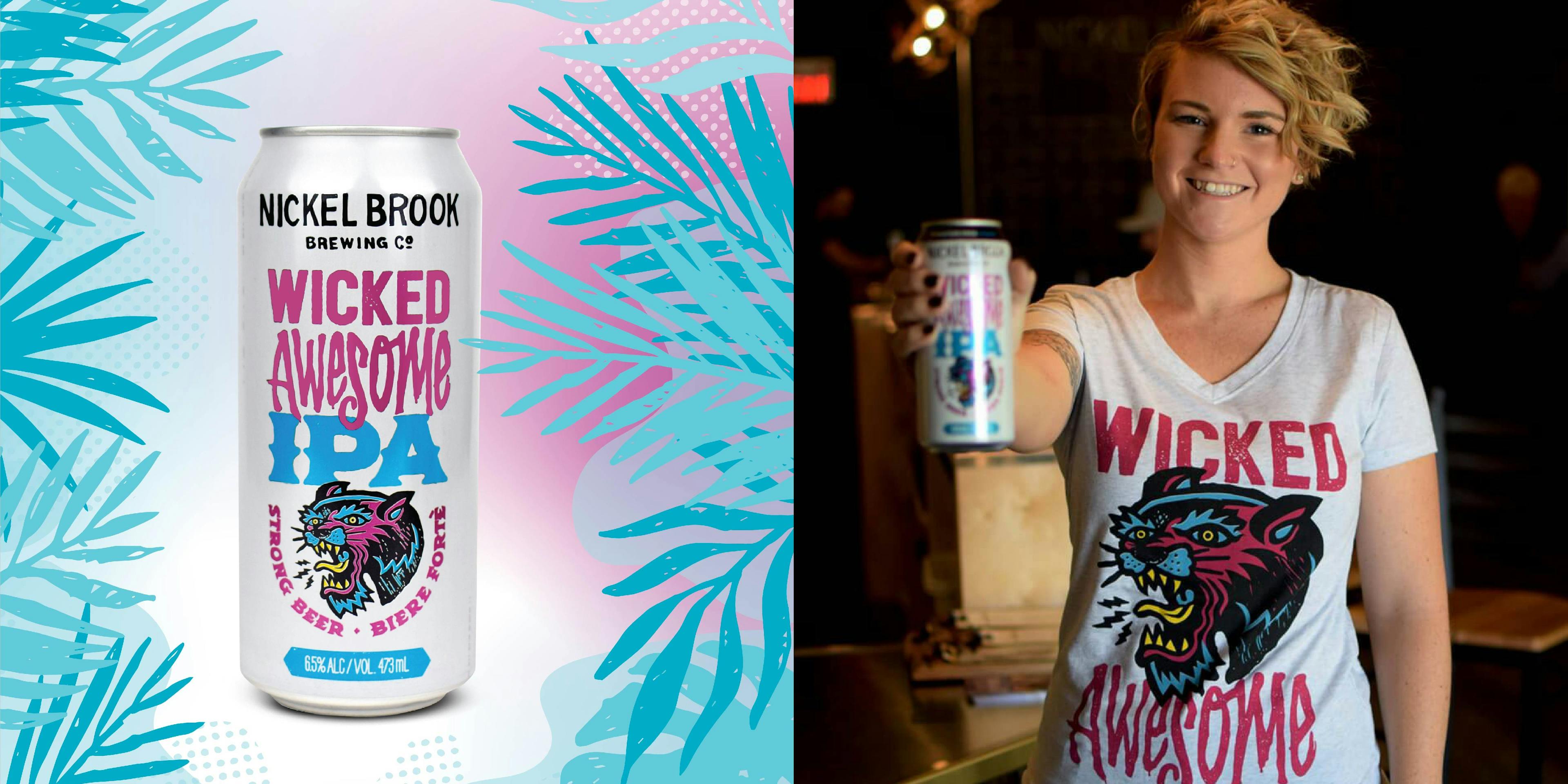 Product design for Wicked Awesome IPA