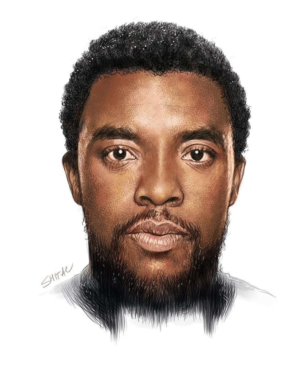 Portrait of Chadwick Boseman