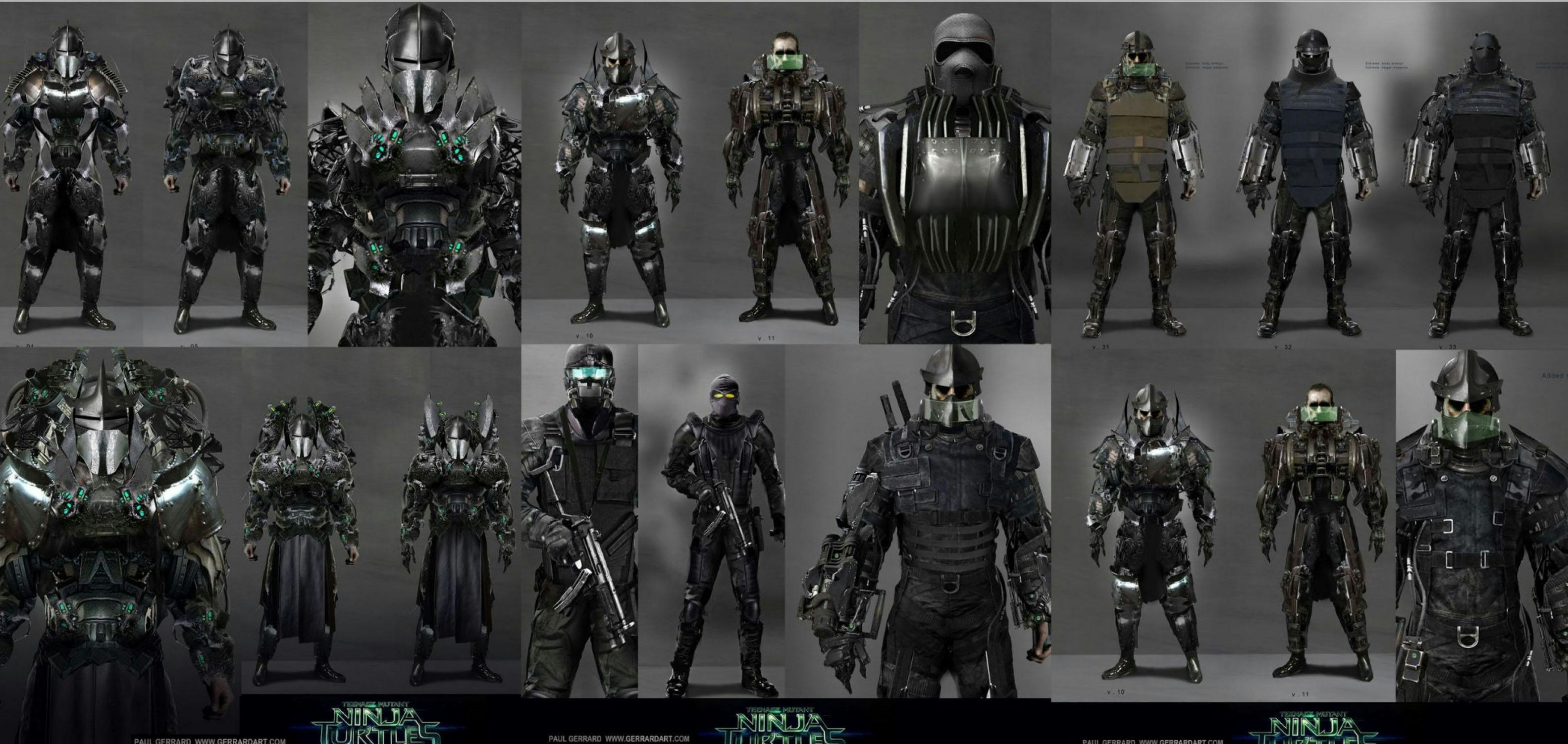 Concept art for Ninja Turtles