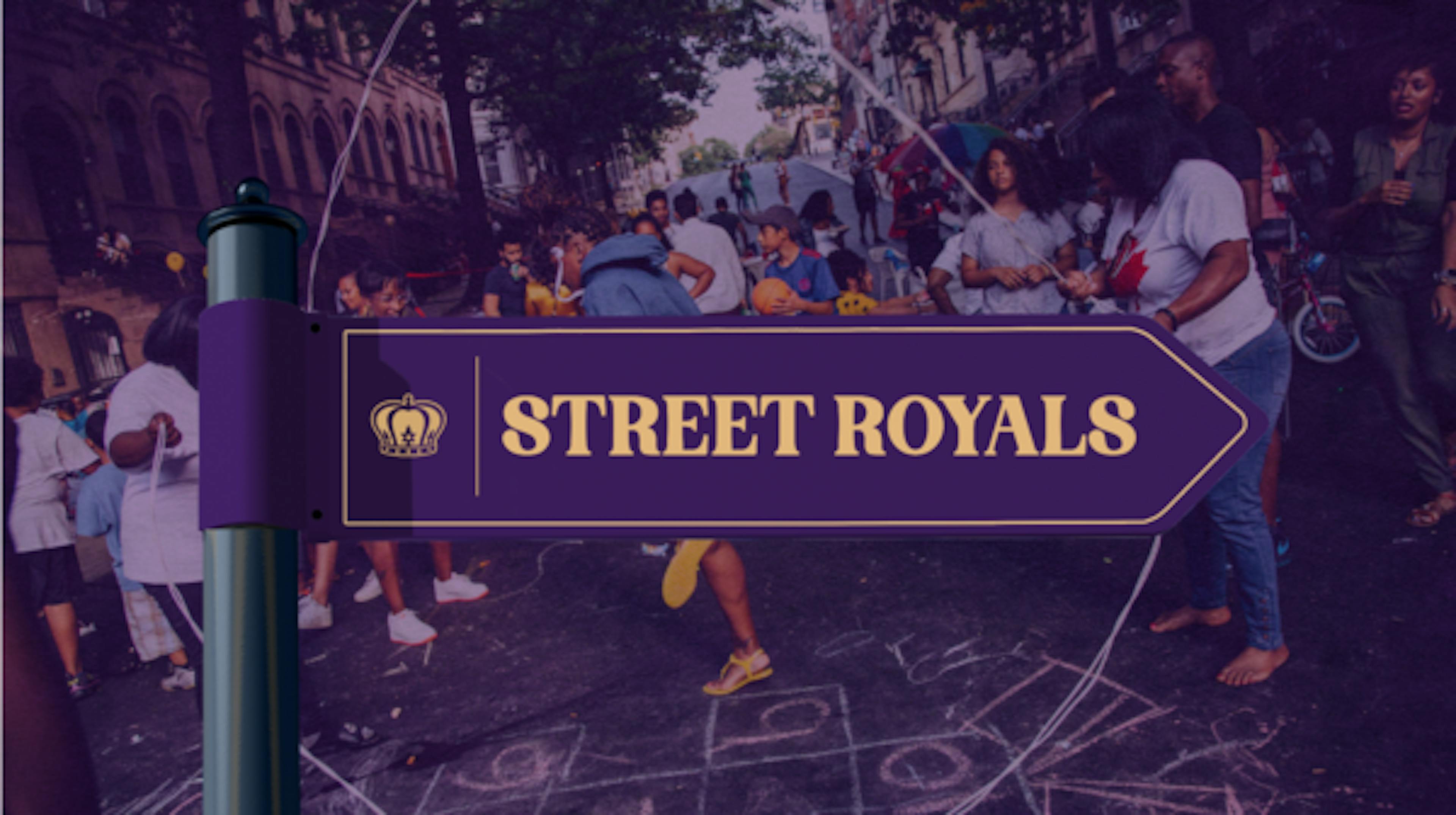 Street Royals street sign