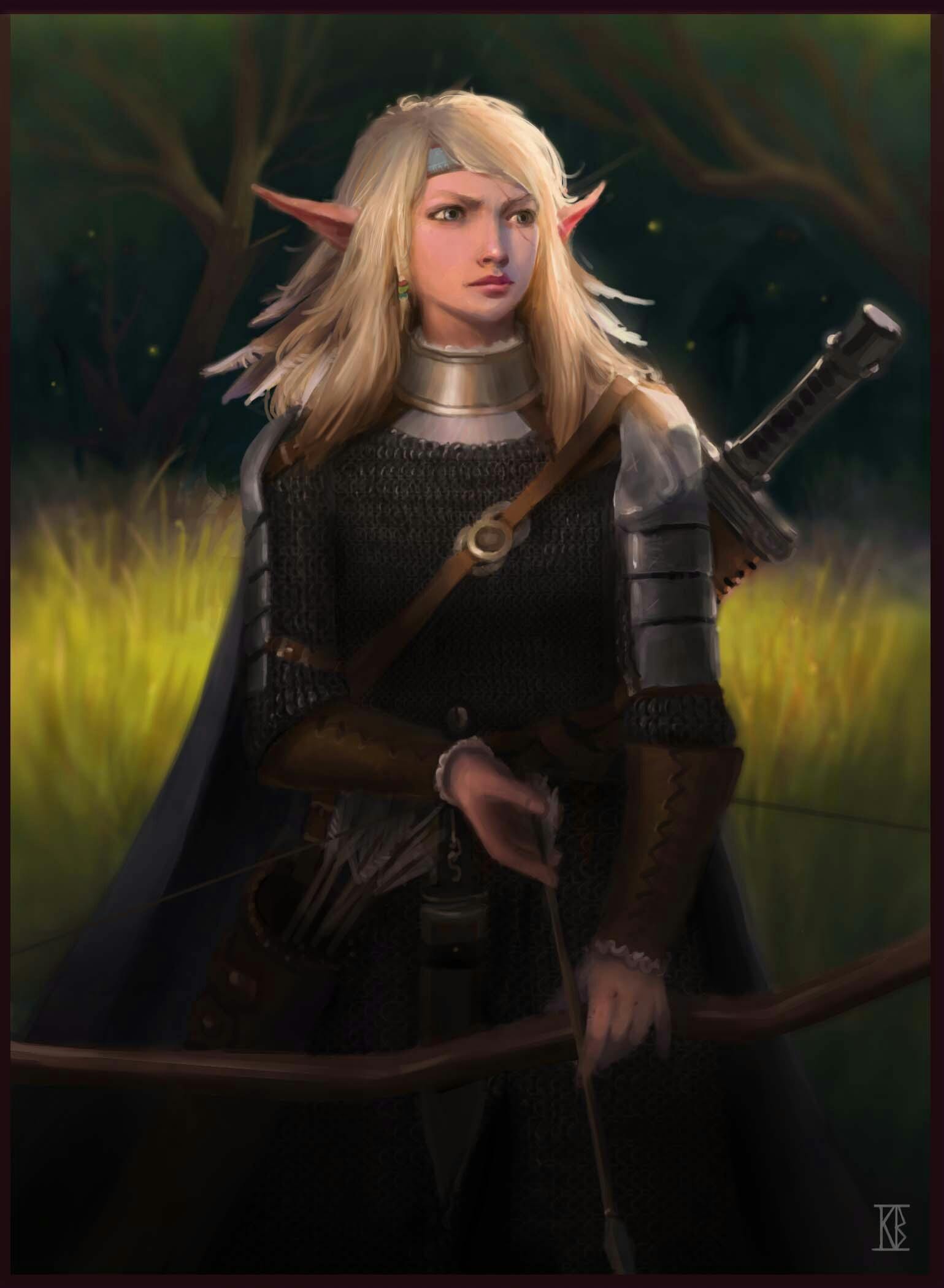 An elf warrior