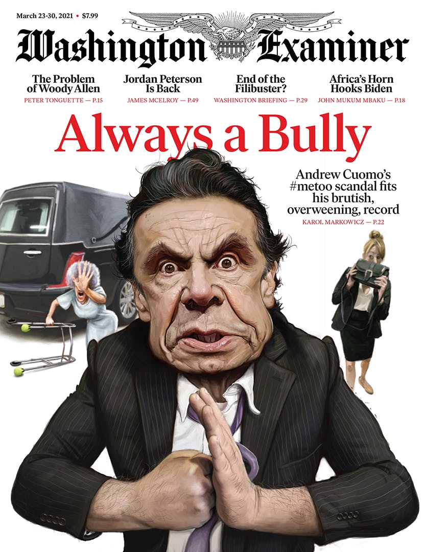 Caricature of Andrew Cuomo