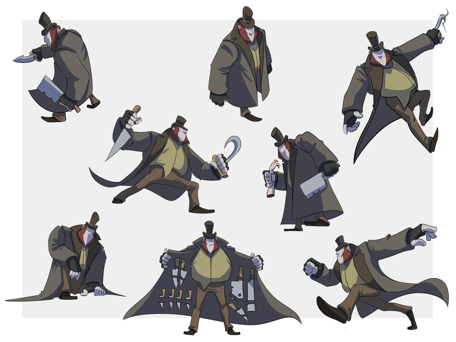 Concept art of a villain