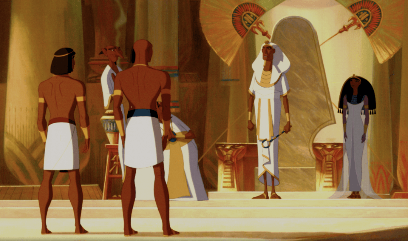 A still from Prince of Egypt