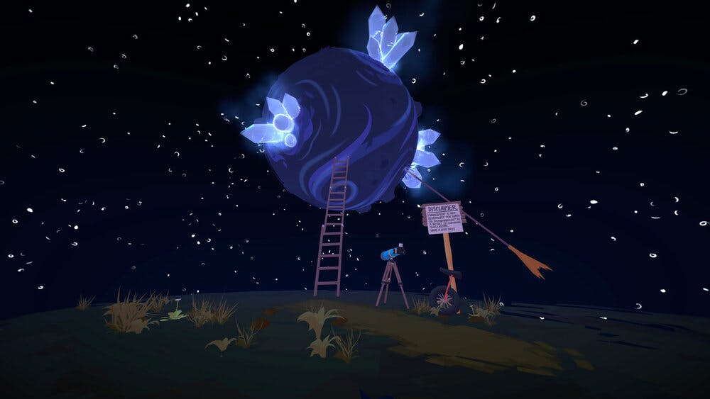 A ladder to an asteroid