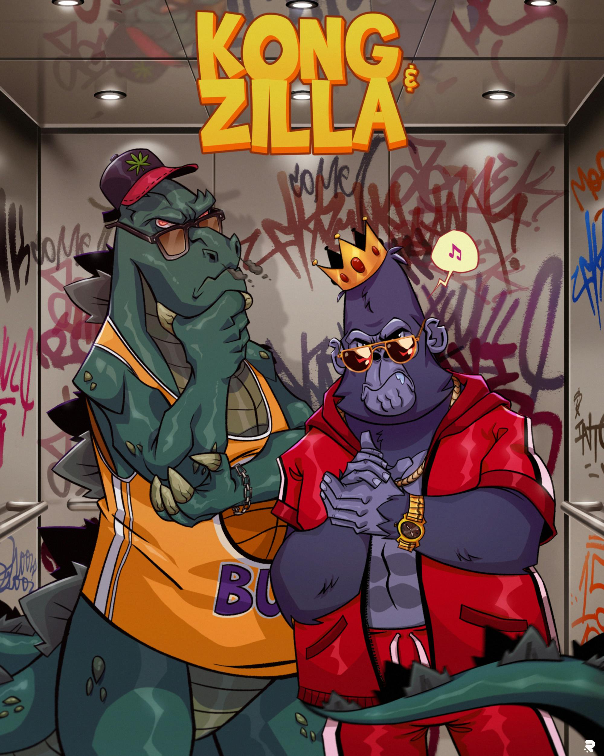 Kong & Zilla poster