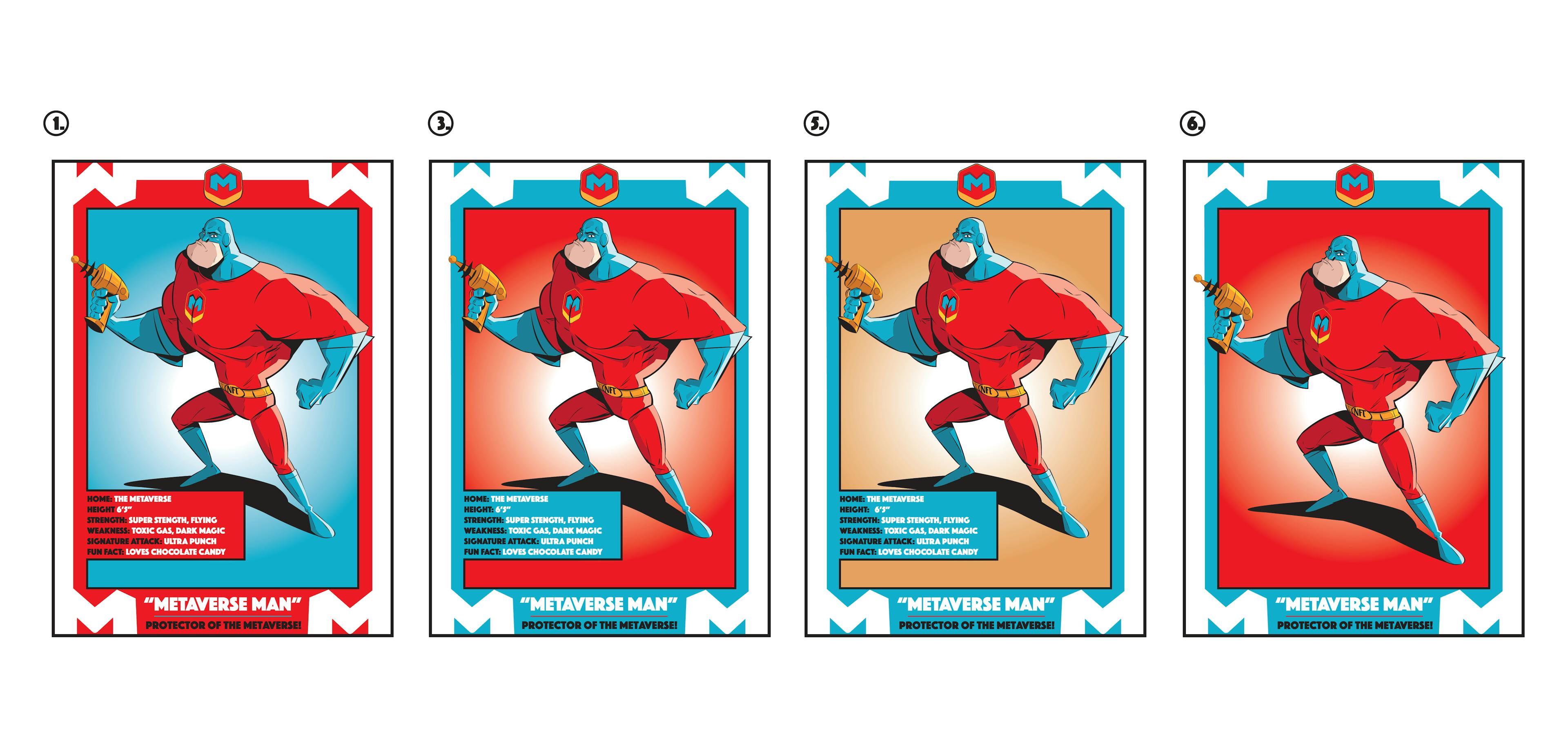 Space man cards